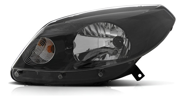 Farol Principal Sandero 12 13 14 Mascara Negra Le Esquerdo/motorista