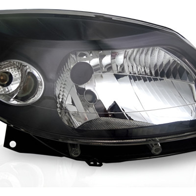 Farol Principal Sandero Ld 07 08 09 10 Negro Direito/passageiro