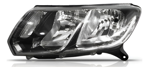 Farol Principal Sandero Logan 2015 16 17 18 19 Lado Esquerdo Esquerdo/motorista
