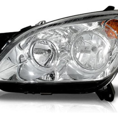 Farol Principal Vectra 09/... Cromado Manual Le Esquerdo/motorista