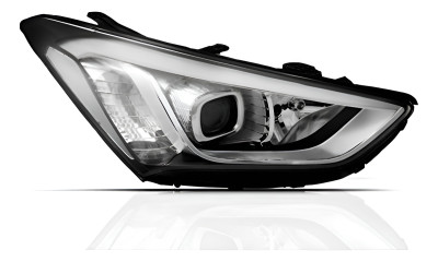 Farol Santa Fe 2013 2014 2015 16 2017 2018 Led Lado Direito Direito/passageiro