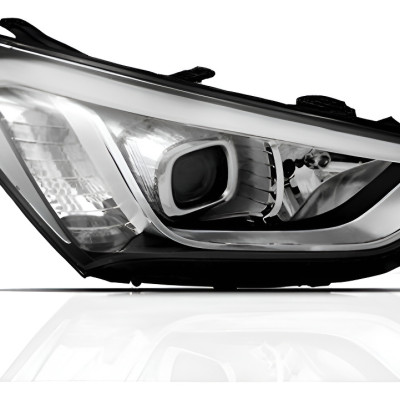 Farol Santa Fe 2013 2014 2015 16 2017 2018 Led Lado Direito Direito/passageiro