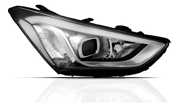 Farol Santa Fe 2013 2014 2015 16 2017 2018 Led Lado Direito Direito/passageiro