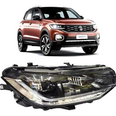 Farol T-cross Full Led 2018 19 20 21 22 23 24 Lado Direito Direito/passageiro