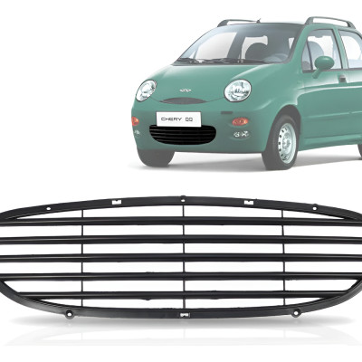 Grade Moldura Parachoque  Qq 2010 2011 2012 2013 Preto