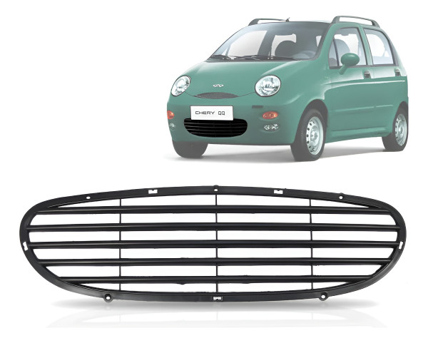 Grade Moldura Parachoque  Qq 2010 2011 2012 2013 Preto