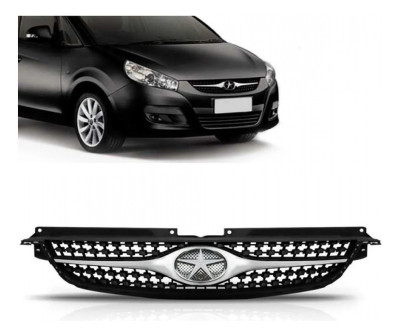 Grade Parachoque  Dianteiro Com Cromado E Simbolo J6