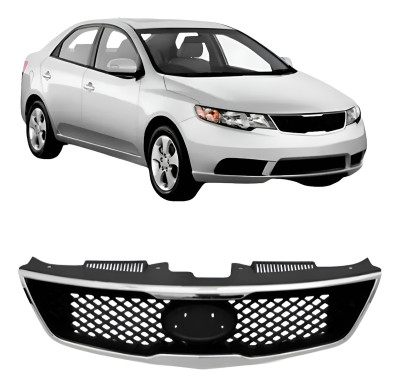 Grade Parachoque Frontal Cerato 2009 2010 2011 2012 Brilhante