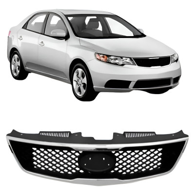 Grade Parachoque Frontal Cerato 2009 2010 2011 2012 Brilhante