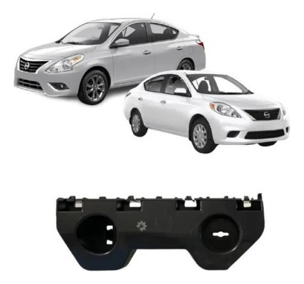 Guia Parachoque Dianteiro Versa 2012/2019  Lado Esquerdo