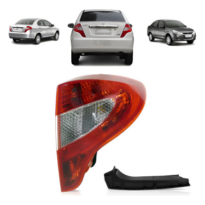 Lanterna Para Jac J3 Sedan Turin 2010 11 2012 Lado Direito Direito/passageiro Vermelho