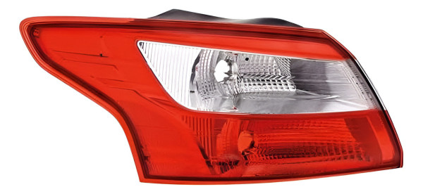Lanterna Traseira Focus Sedan 14 15 16 Le Canto Esquerdo/motorista Original