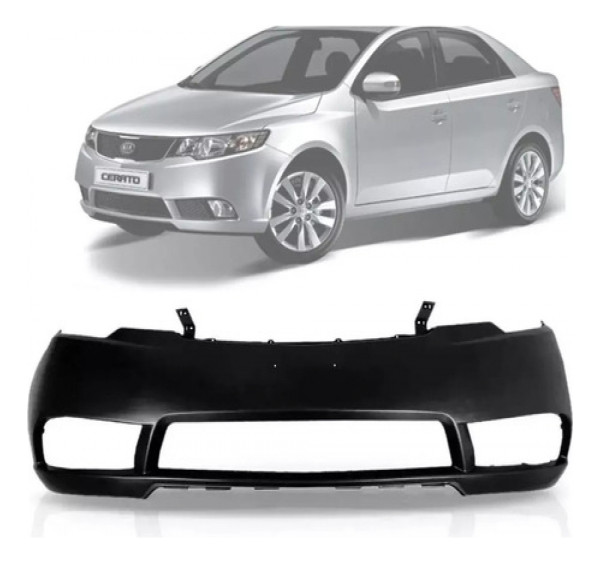 Parachoque Dianteiro  Cerato 2009 2010 2011 2012 2013 Preto