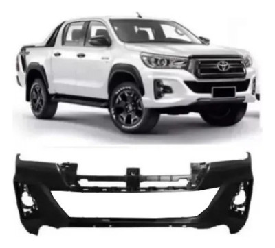 Parachoque Dianteiro Hilux 2019 2020 Preto