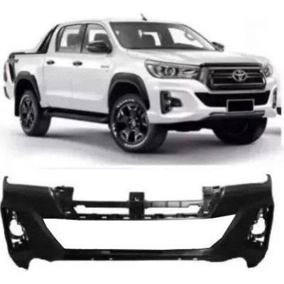 Parachoque Dianteiro Hilux 2019 2020 Preto