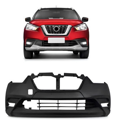 Parachoque Dianteiro Kicks 2016 2017 2018 2019 2020 2021 Preto