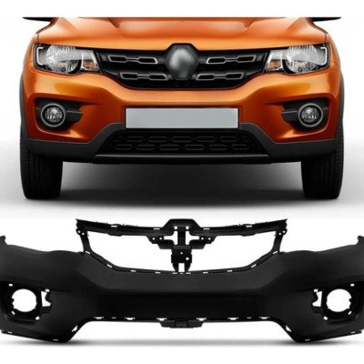 Parachoque Dianteiro  Kwid 2018 2019 2020 Superior Preto