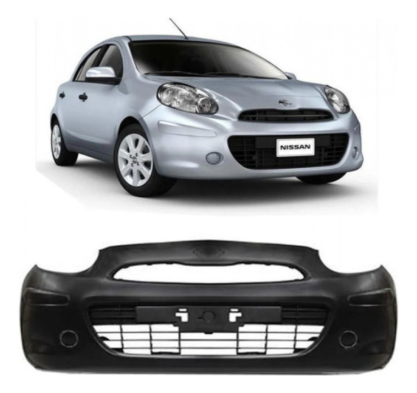 Parachoque Dianteiro March 2011 2012 2013 2014 Preto