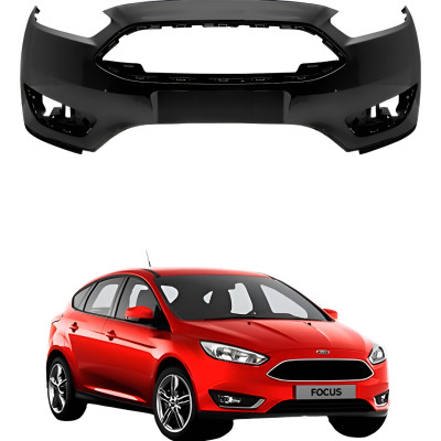 Parachoque Dianteiro Para Ford Focus 2016 2017 2018 2019 Preto