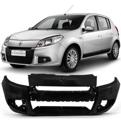 Parachoque Dianteiro Sandero 2011 2012 2013 2014 Preto
