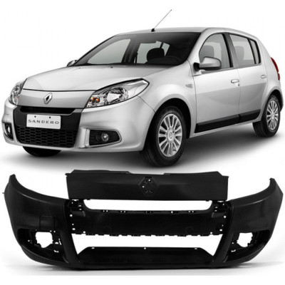 Parachoque Dianteiro Sandero 2011 2012 2013 2014 Preto