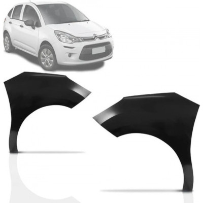 Paralama C3 2013 2014 2015 2016 Lado Direito Passageiro