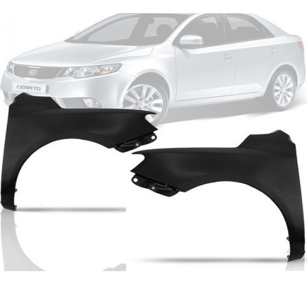 Paralama Cerato 2009 2010 2011 2012 Lado  Direito