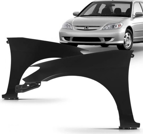 Paralama Civic 2004 2005 2006  Lado Direito