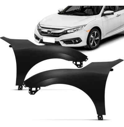 Paralama Civic 2016 2017 2018 2019  Lado Direito 