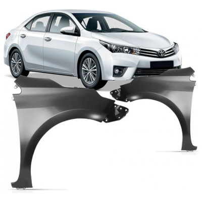 Paralama Corolla 2014 15 16 2017 Lado Direito Passageiro