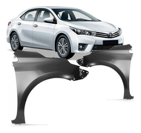 Paralama Corolla 2014 15 16 2017 Lado Esquerdo