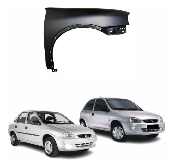 Paralama Corsa 1994 1995 1996 1997 1998 1999  Lado Direito