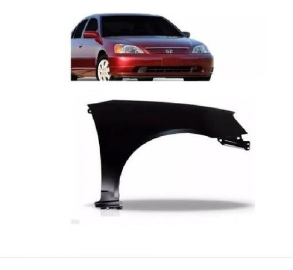 Paralama Dianteiro  Civic 2001 2002 2003 Lado Direito