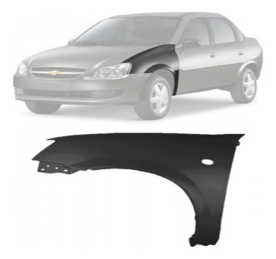 Paralama Dianteiro Corsa Classic 2011 2012 Lado Esquerdo