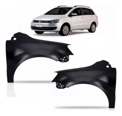 Paralama Dianteiro Fox Spacefox 2011 2012 2014 Lado Esquerdo