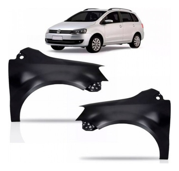 Paralama Dianteiro Fox Spacefox 2011 2012 2014 Lado Esquerdo