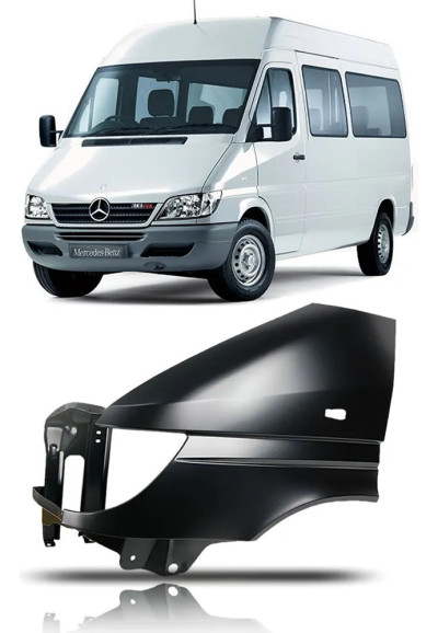 Paralama Dianteiro Sprinter 2003 Ao 2011  Lado Esquerdo