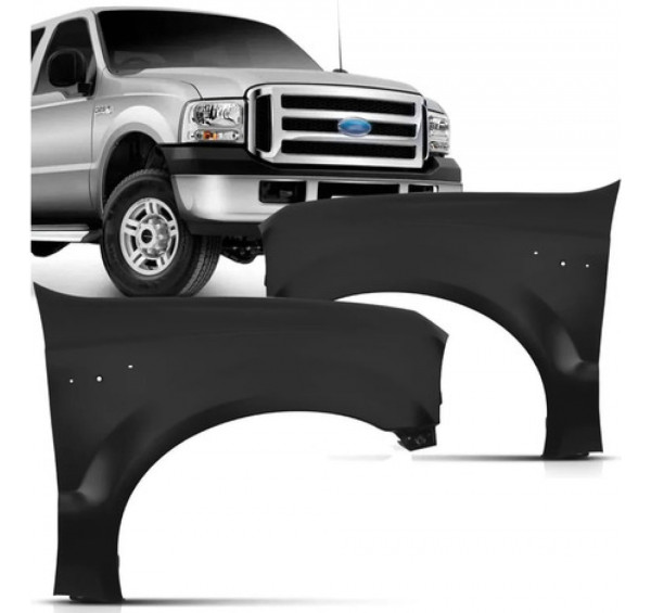 Paralama F250 F350 1999 2000 01 02 03 Até 2011 Lado Direito