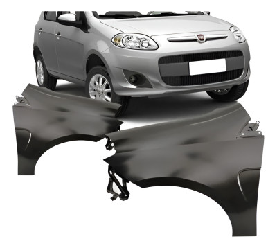 Paralama Palio Attractive 2012 13 14 15 16 2017 Lado Direito