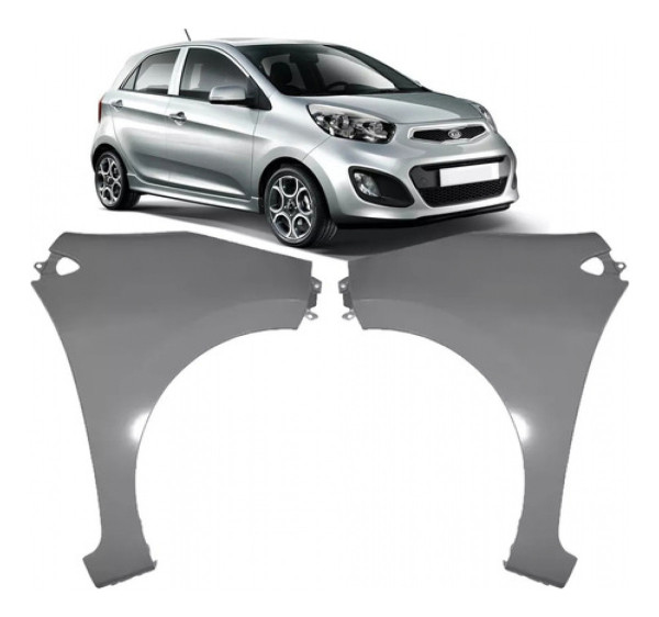 Paralama Picanto 2012 2013 2014 2015 2016 2017 Lado Direito