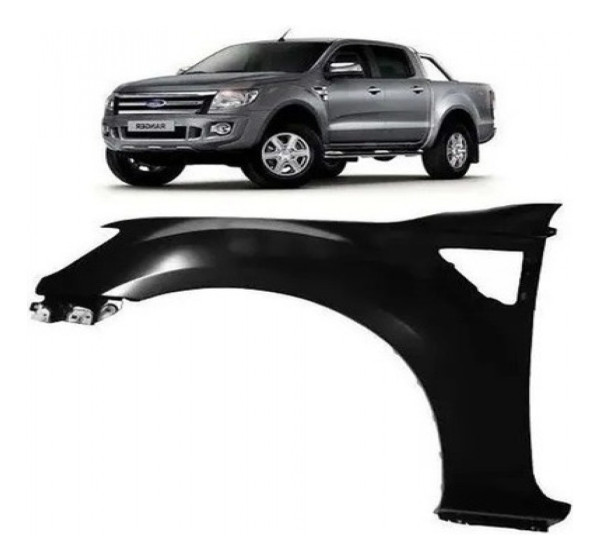 Paralama Ranger 2013 2014 2015 16 Lado Esquerdo Motorista