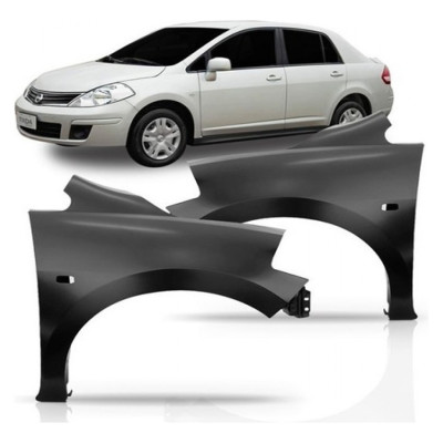 Paralama  Tiida Hatch Sedan Lado Direito Passageiro