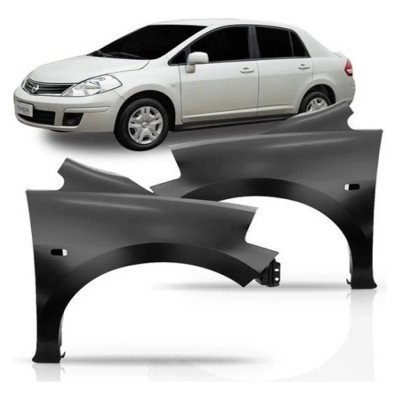 Paralama  Tiida Hatch Sedan Lado Esquerdo Motorista