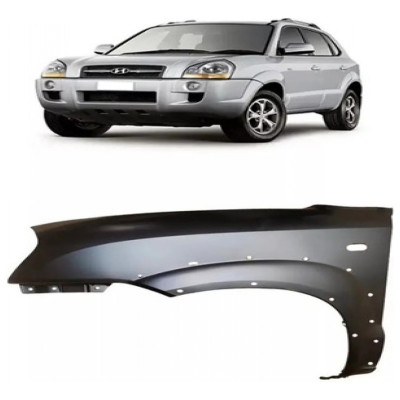 Paralama Tucson 04 05 07 09 10 11 13 14 15 Com Furo Esquerdo