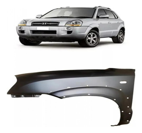 Paralama Tucson 04 05 07 09 10 11 13 14 15 Com Furo Esquerdo