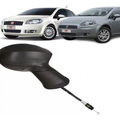 Retrovisor Punto Linea 2007 08 10 2011 Manual Lado Direito