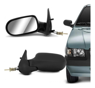 Retrovisor Uno 2005 06 07 2010 4 Portas Cabo Lado Direito