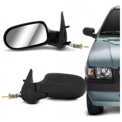 Retrovisor Uno 2005 06 07 2010 4 Portas Cabo Lado Direito